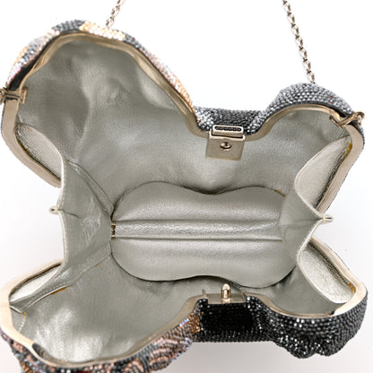 Judith Leiber Crystal Yorkie Charlie Perla Minaudiere Clutch 8 of 14