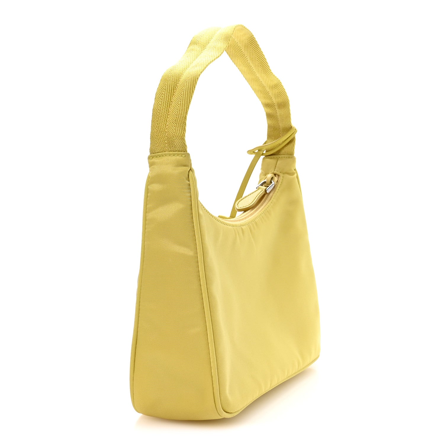 Prada Tessuto Nylon Saffiano Mini Re-Edition 2000 Bag Ananas