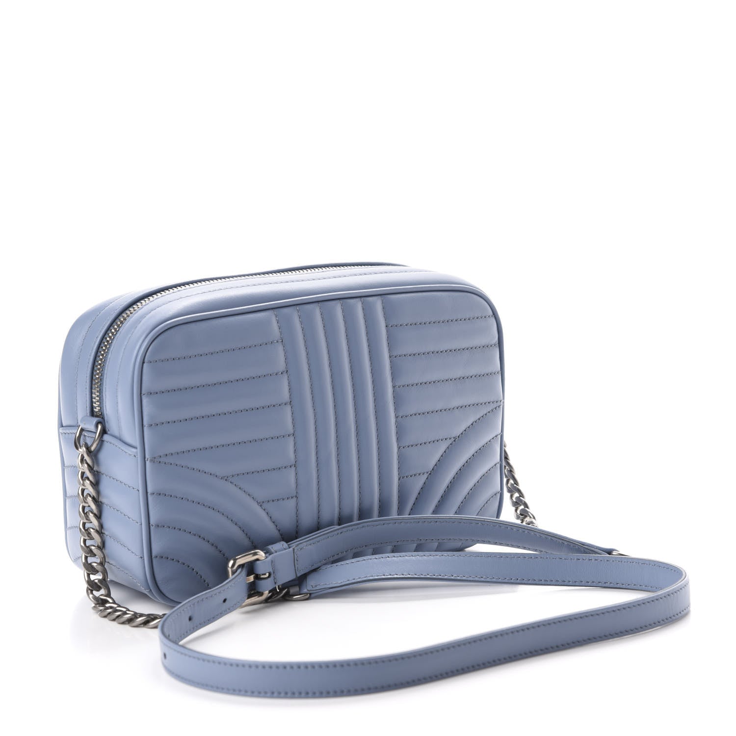 Prada Soft Calfskin Diagramme Camera Bag Astrale 3 of 10
