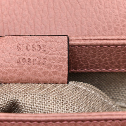 Gucci Dollar Calfskin Interlocking G Top Handle Shoulder Bag Soft Pink 7 of 10