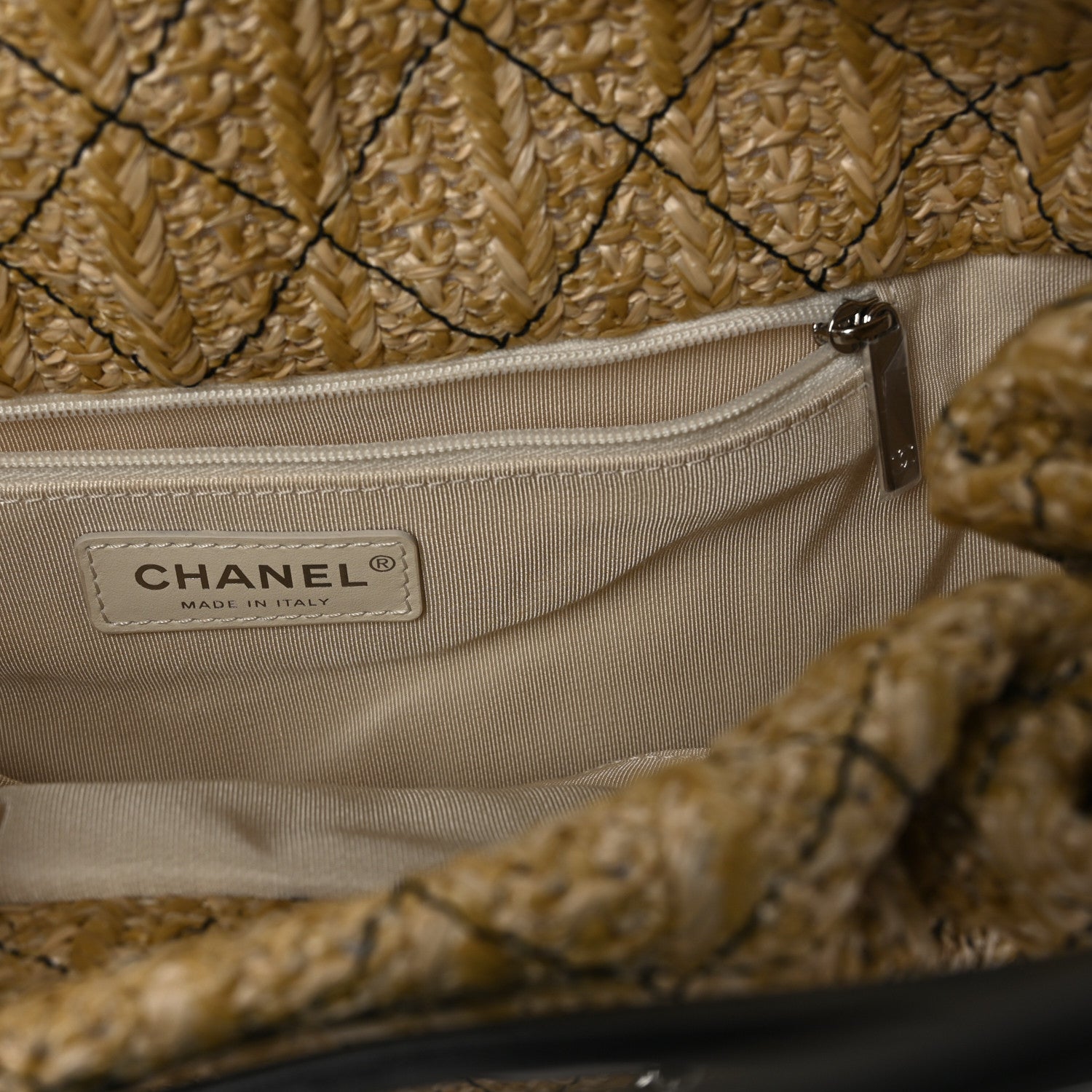 Chanel Calfskin PVC Quilted Chanel 31 Bag Black 6 of 9
