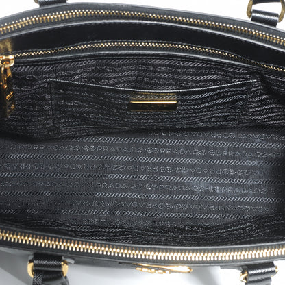 Prada Saffiano Lux Medium Tote Nero Black 6 of 9
