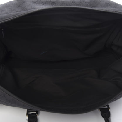 Gucci Denim Monogram Large Duffle Black 4 of 15