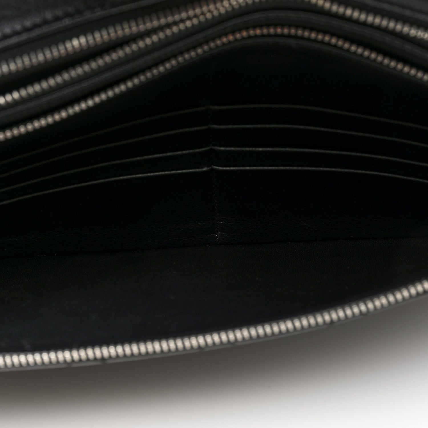 Chanel Shiny Crumpled Calfskin Large 31 Pouch Black 5 of 8