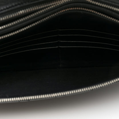 Chanel Shiny Crumpled Calfskin Large 31 Pouch Black 5 of 8