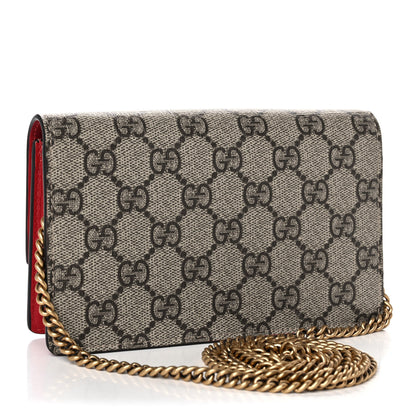 Gucci GG Supreme Monogram Mini Cherry Chain Bag 3 of 12