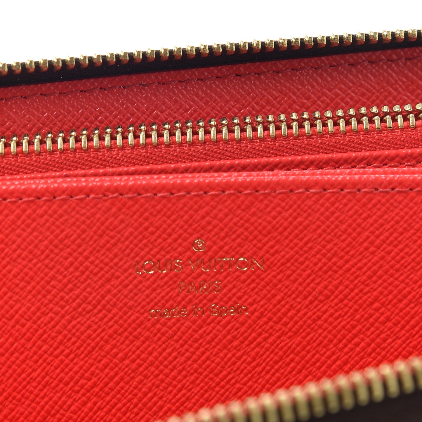 Damier Ebene 2016 Christmas Animation Zippy Wallet Rouge