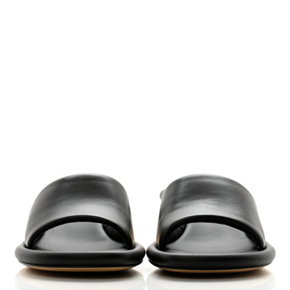 Fendi Nappa Baguette 60mm Slide Sandals 38.5 Black 2 of 8