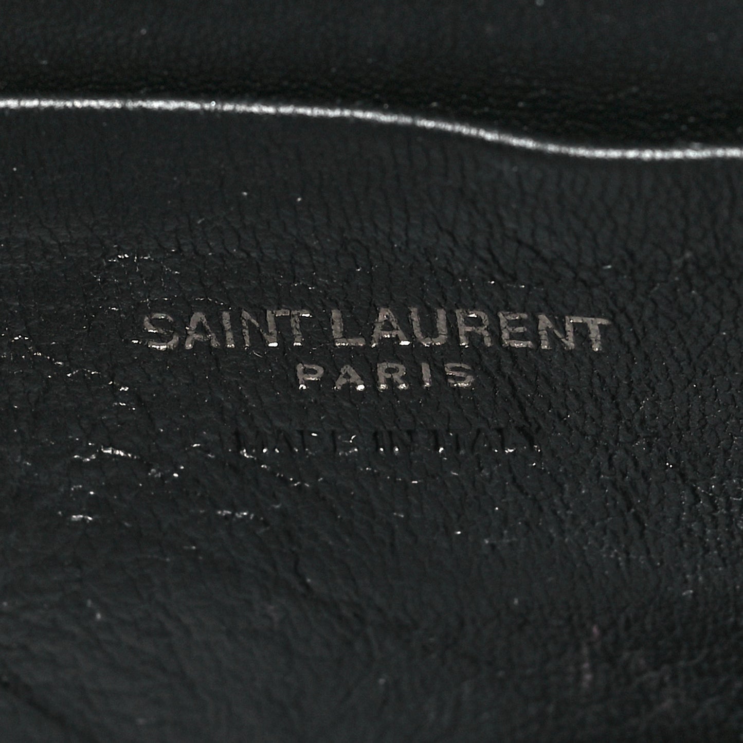 Patent Calfskin Matelasse Monogram Mini Lou Camera Bag Black