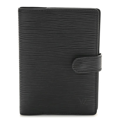 Louis Vuitton Epi Small Ring Agenda Cover Black 1 of 6