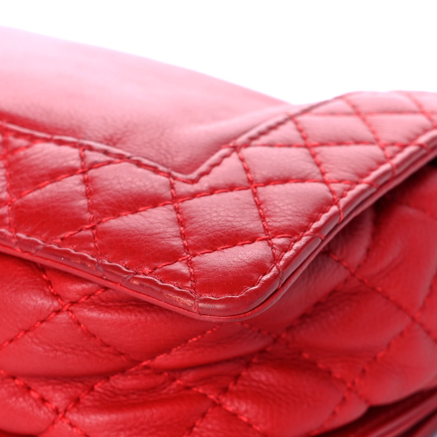 Calfskin Medium Boy Reverso Flap Red