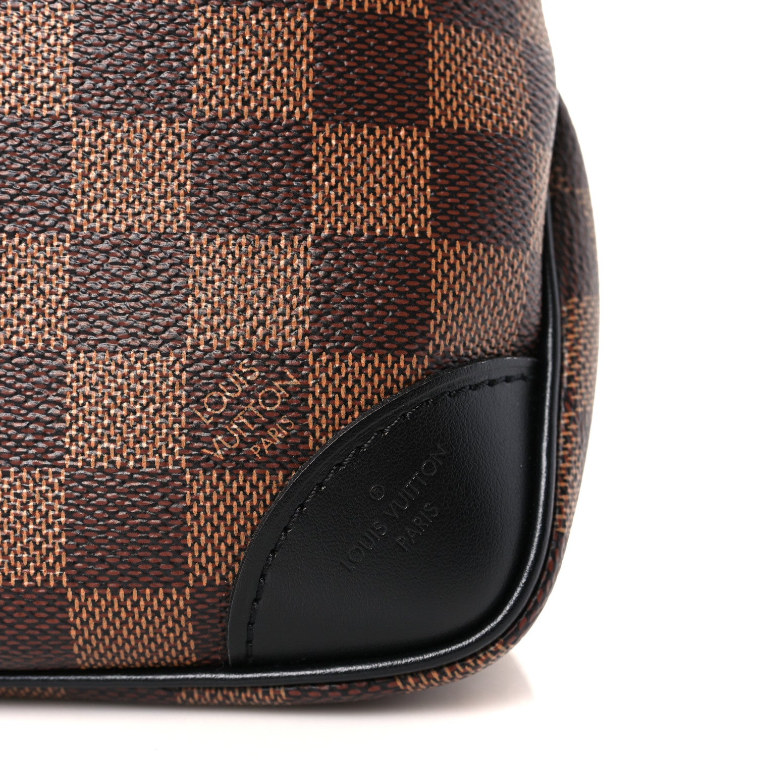 Louis Vuitton Damier Ebene Odeon PM Black 6 of 9