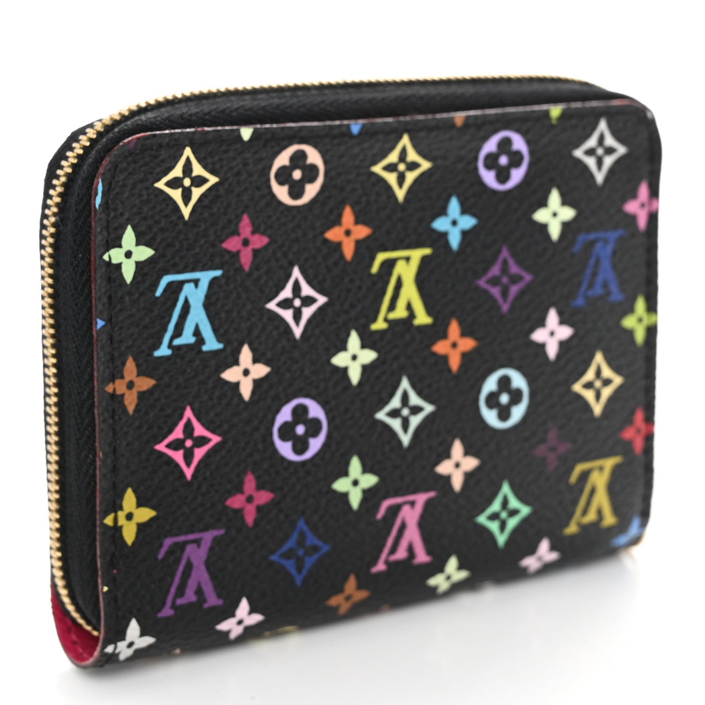 Monogram Multicolor Zippy Coin Purse Black Grenade