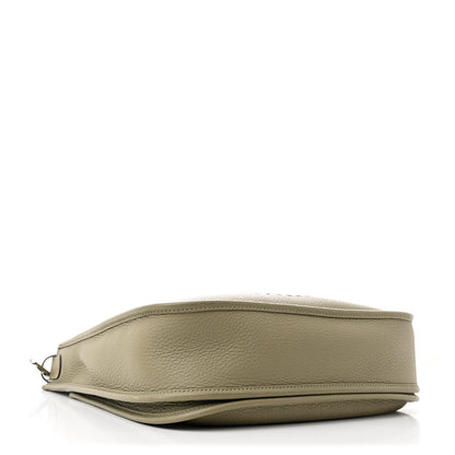 Hermes Taurillon Clemence EVELYNE III PM Sauge 4 of 11