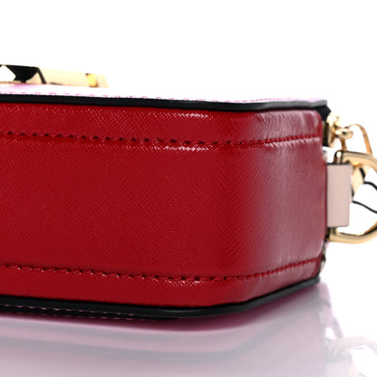 Marc Jacobs Saffiano Small Snapshot Camera Bag Pink Multicolor 13 of 13