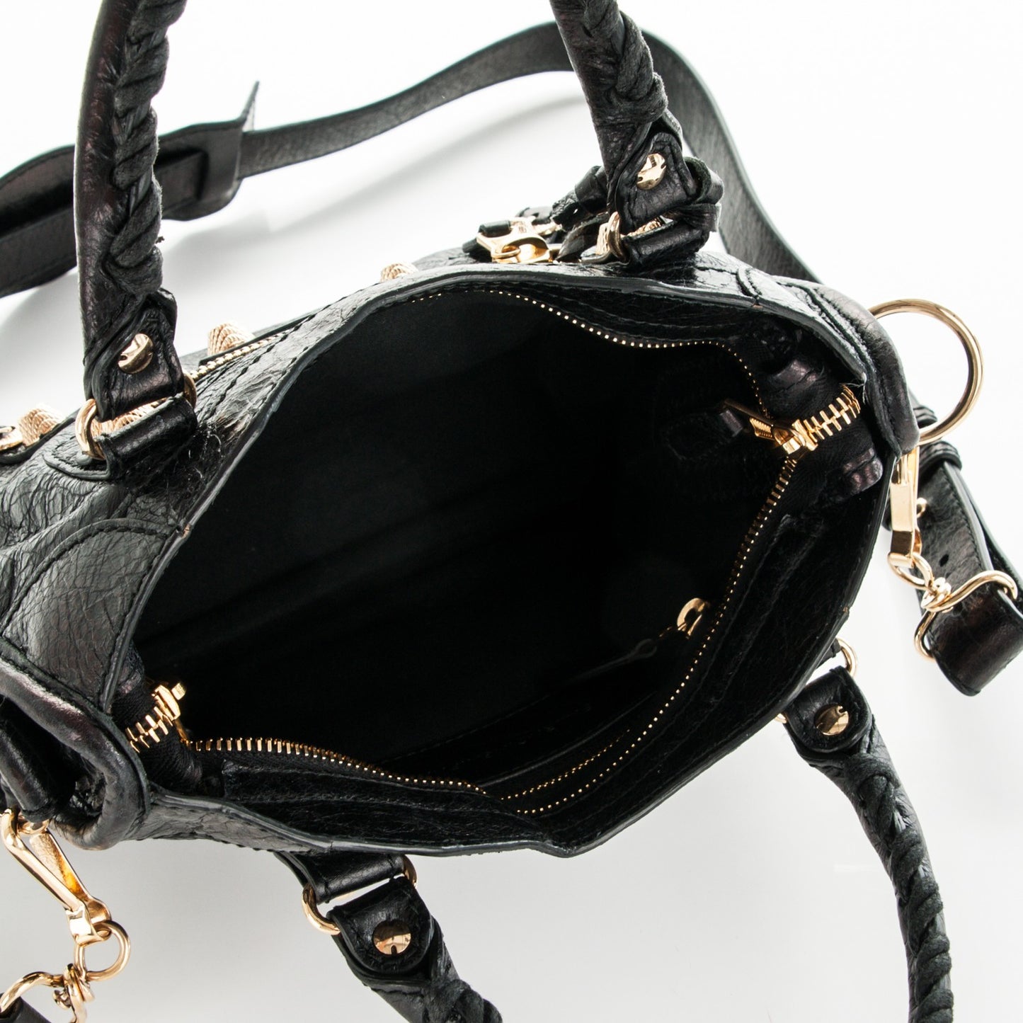 Agneau Giant 12 Gold Hardware Mini City Black