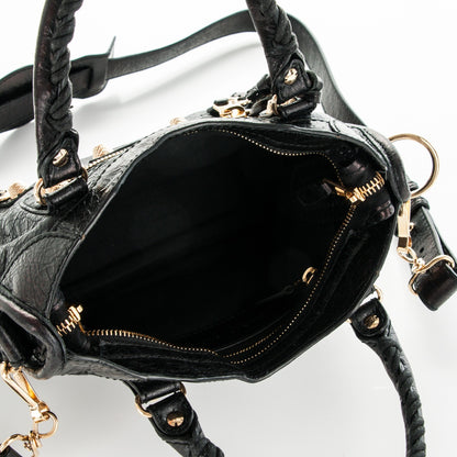 Balenciaga Agneau Giant 12 Gold Hardware Mini City Black 5 of 9