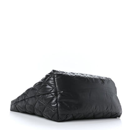 Chanel Nylon Quilted Small Coco Cocoon Tote Black 4 of 10