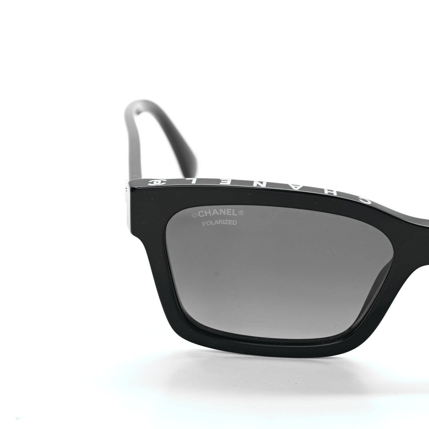 Chanel Acetate Square Sunglasses 5417 Black 5 of 8