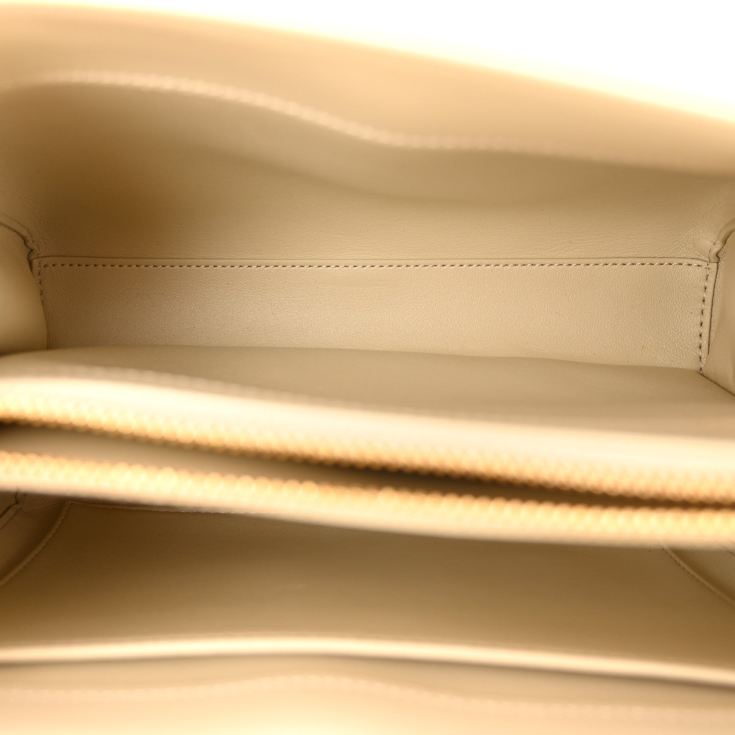 Celine Satinated Calfskin Small 16 Top Handle Bag Beige 9 of 25