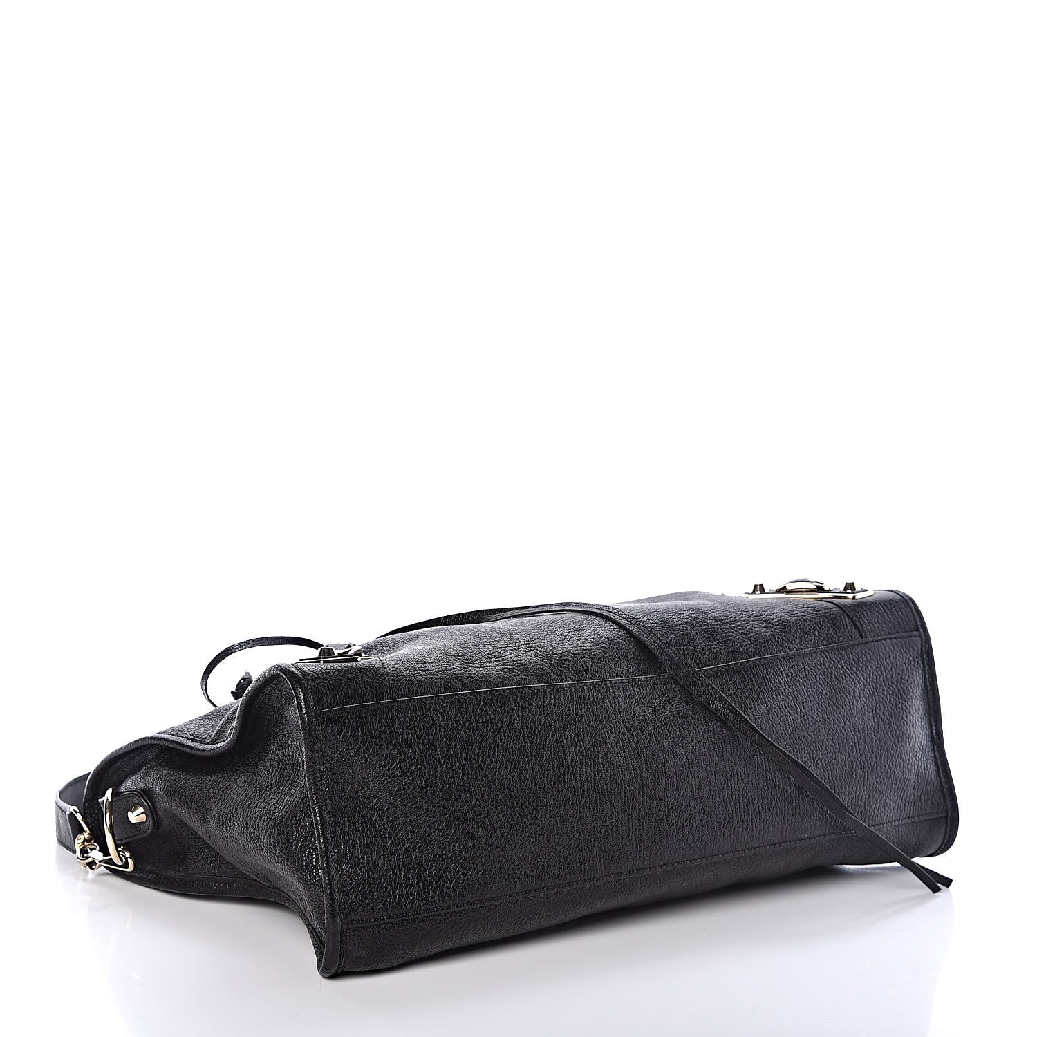 Balenciaga Chevre Gold Metallic Edge Hardware City Black 4 of 9