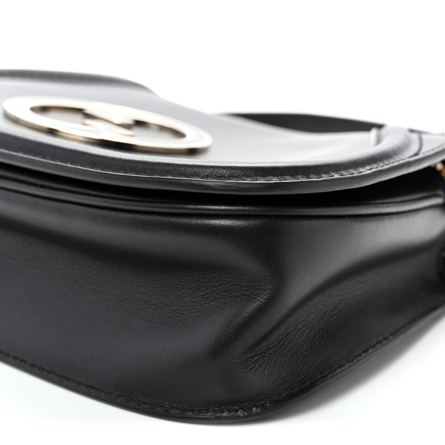 Calfskin Blondie Medium Shoulder Bag Black
