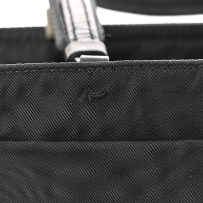 Prada Nylon Calfskin Tote Black 10 of 11