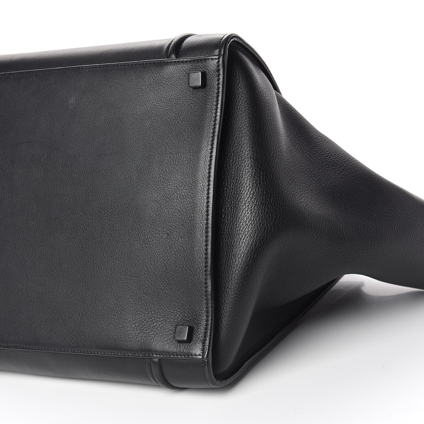 Supple Calfskin Medium Phantom Luggage Black