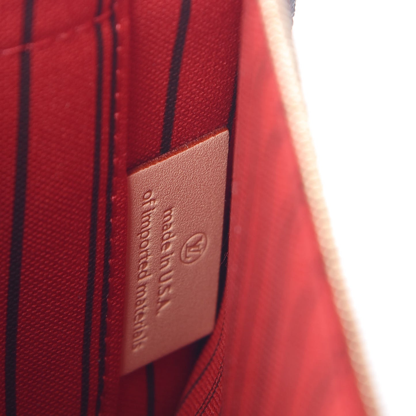 Monogram Neverfull MM GM Pochette Cherry