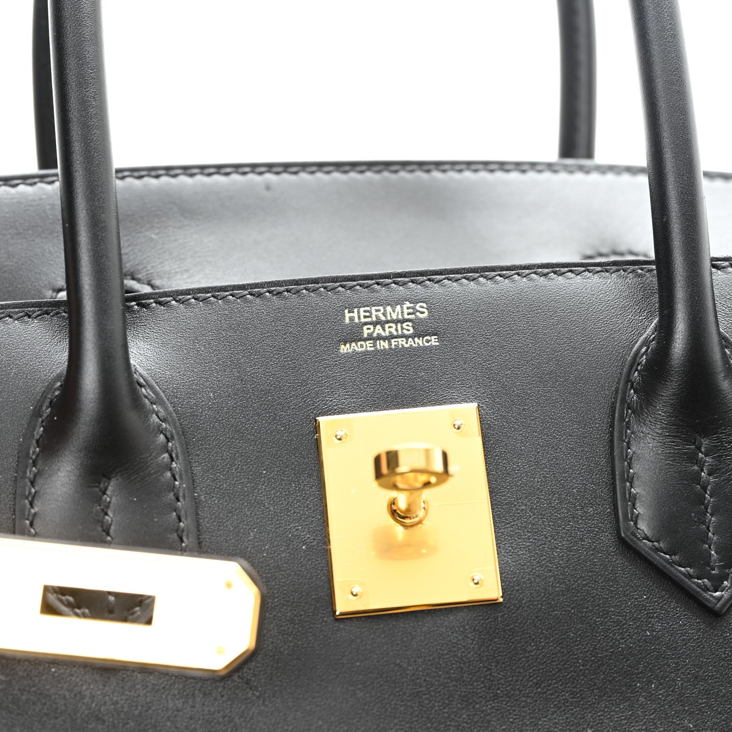 Hermes Veau Monsieur Birkin Sellier 30 Black 5 of 10