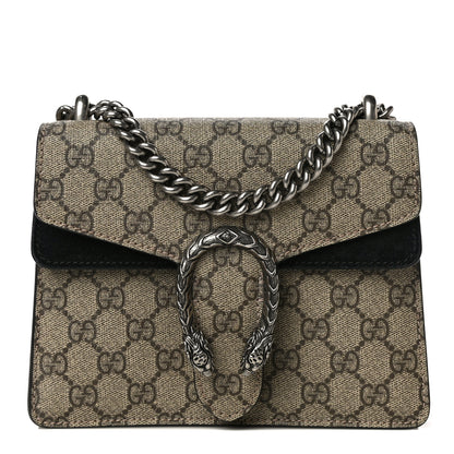 Gucci GG Supreme Monogram Mini Dionysus Shoulder Bag Black 1 of 14