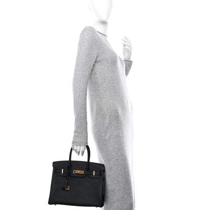Hermes Togo Birkin 30 Black 2 of 11