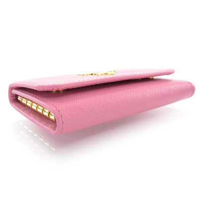 Prada Saffiano Metal 6 Key Holder Geranio 3 of 6