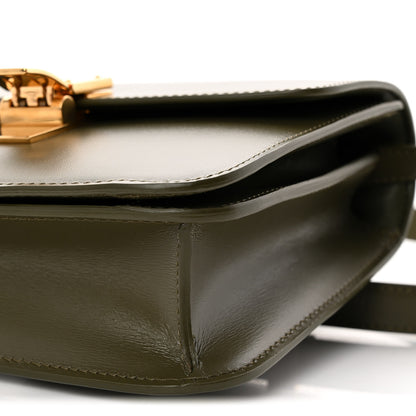 Celine Box Calfskin Teen Classic Box Flap Bag Dark Olive 10 of 11