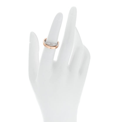 Cartier 18K Pink White Gold Diamond LOVE Pave Ring 51 5.75 2 of 6
