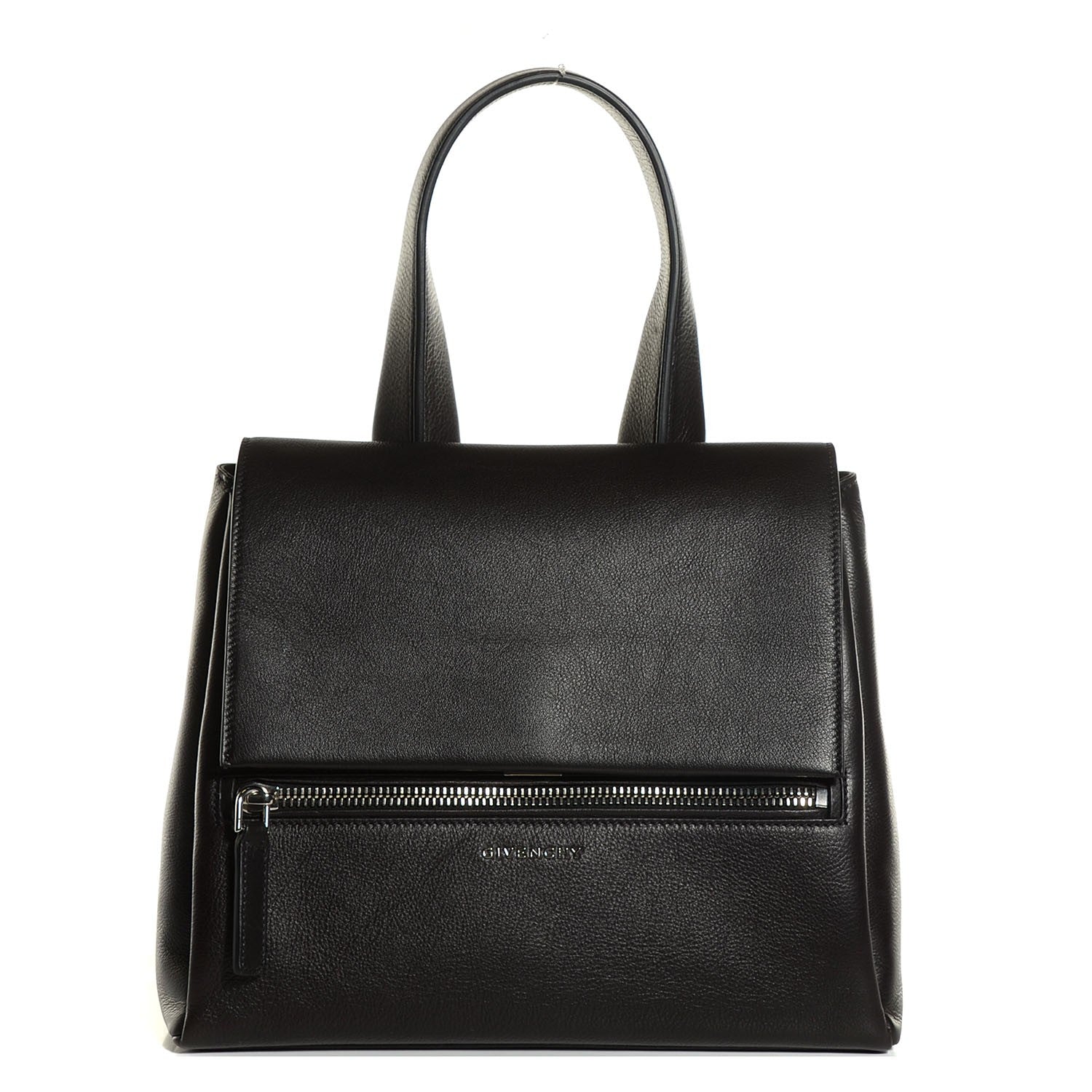 Givenchy Calfskin Small Pandora Pure Flap Bag Black 1 of 8