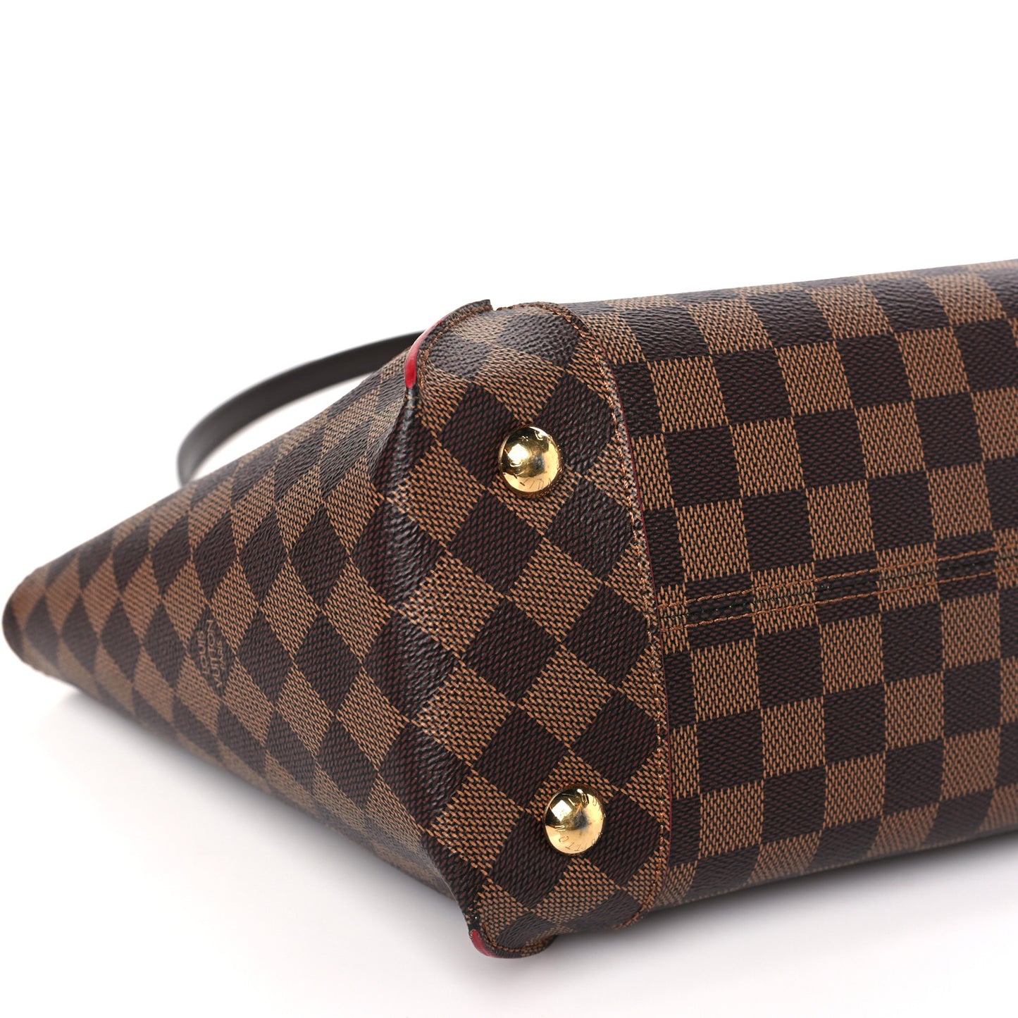 Damier Ebene Caissa Tote PM Cherry