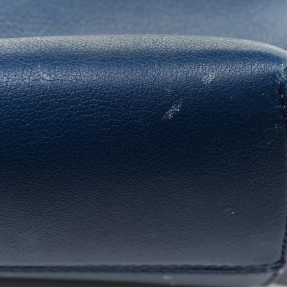 Fendi Vitello Dolce Marmol Large By The Way Boston Bag Blue 19 of 23