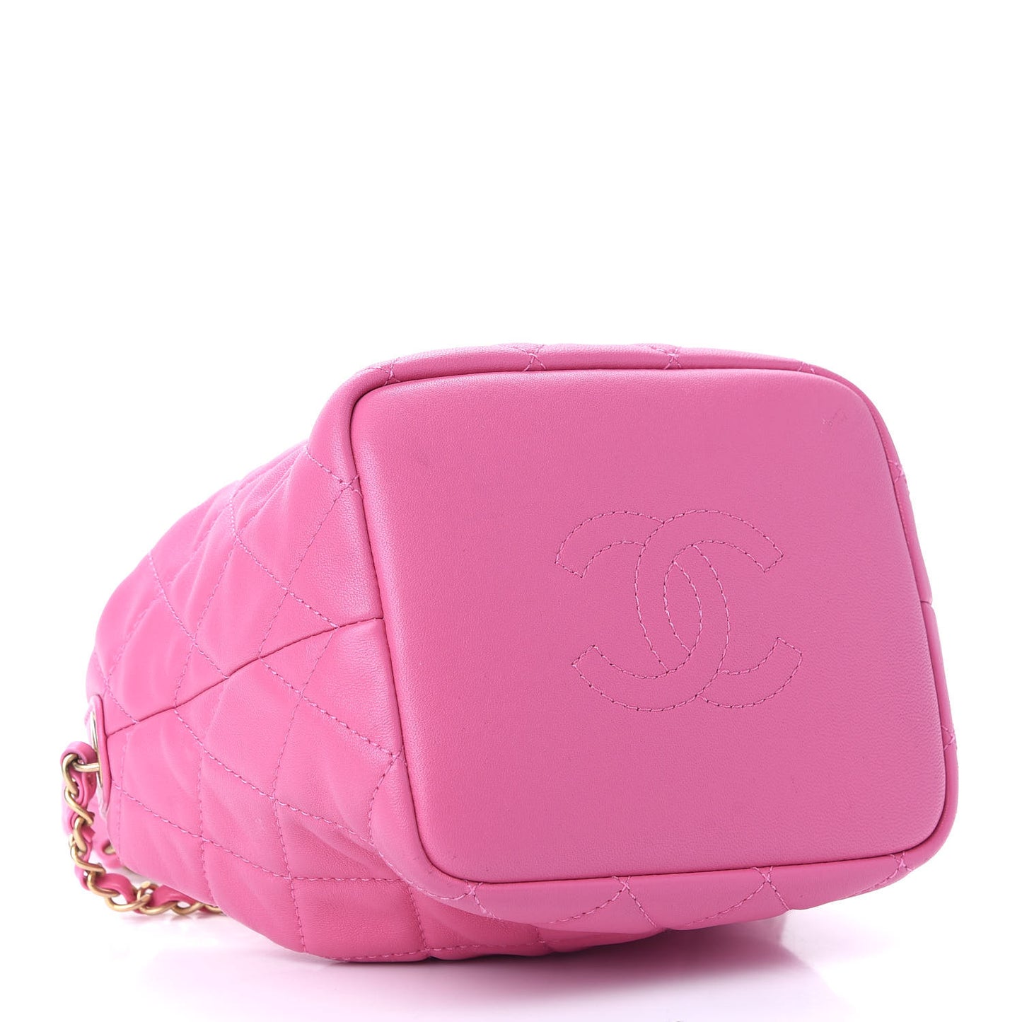 Lambskin Quilted Small Perfect Meeting Hobo Pink
