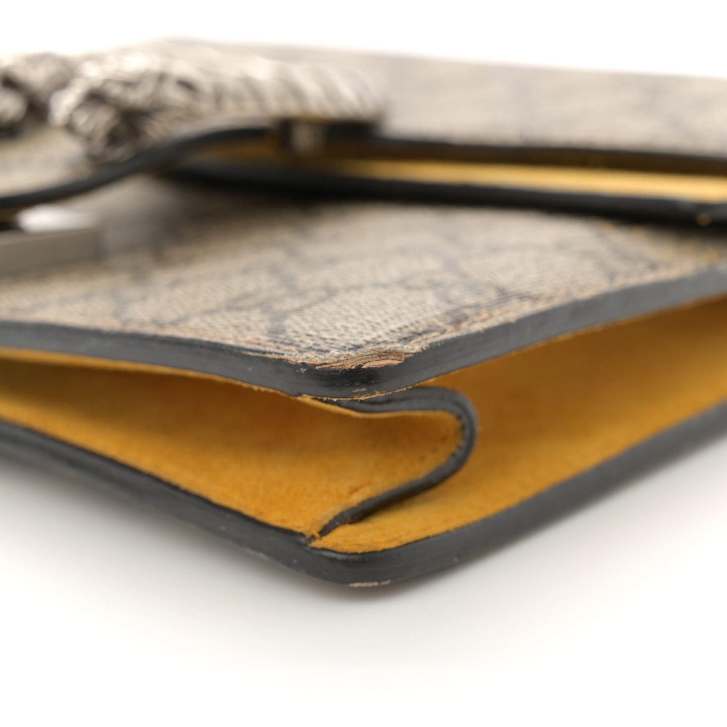 GG Supreme Monogram Mini Dionysus Shoulder Bag Yellow