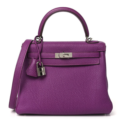 Hermes Togo Kelly Retourne 25 Anemone 1 of 10