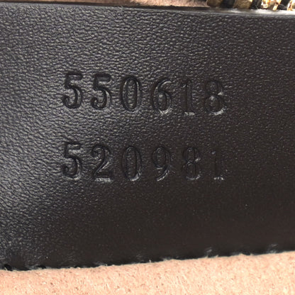 Gucci Suede Patent Web Mini Ophidia Round Shoulder Bag Black 7 of 11