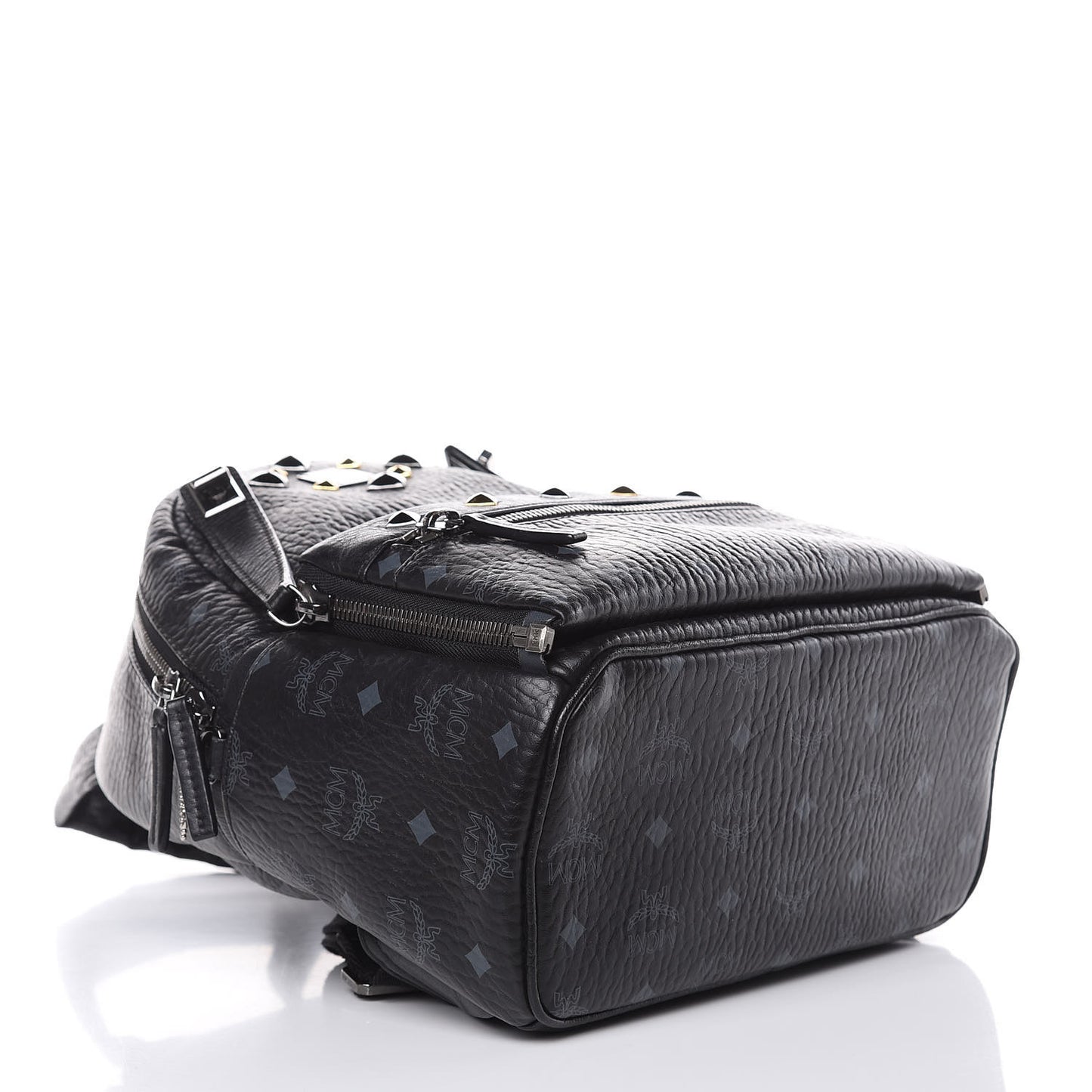Visetos Studded Small Dual Stark Backpack Black