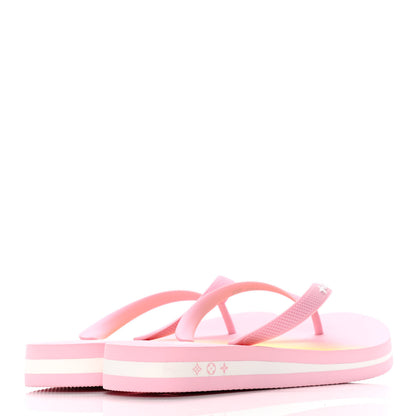 Louis Vuitton Rubber Arcade Flat Thong Sandals 41 Rose 4 of 10