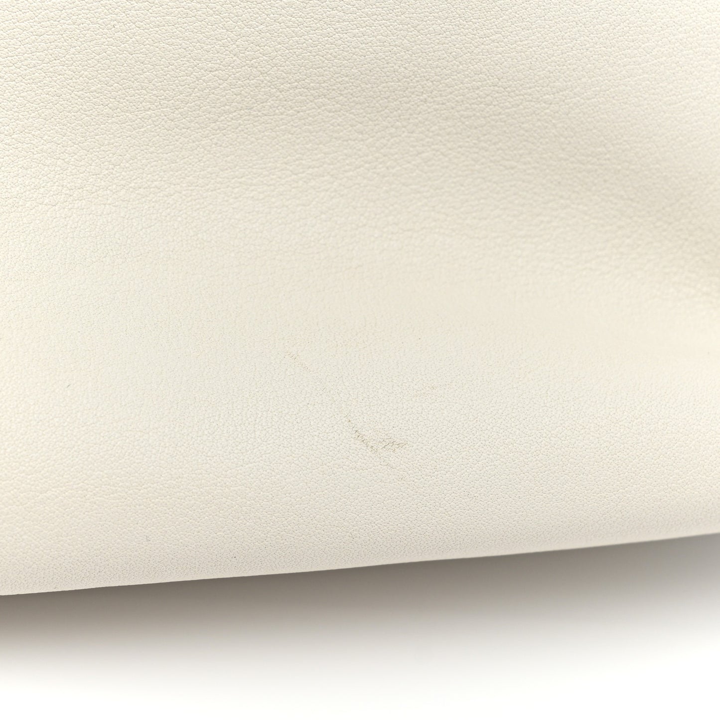 Calfskin Nano Flamenco Knot Bag White