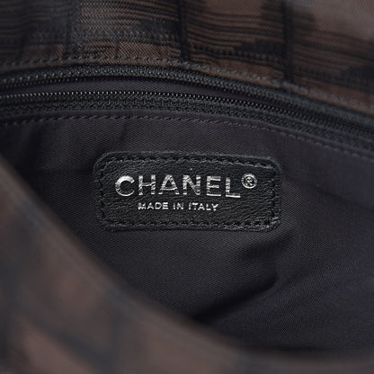 Chanel Nylon Travel Belt Bag Brown Black 6 of 10