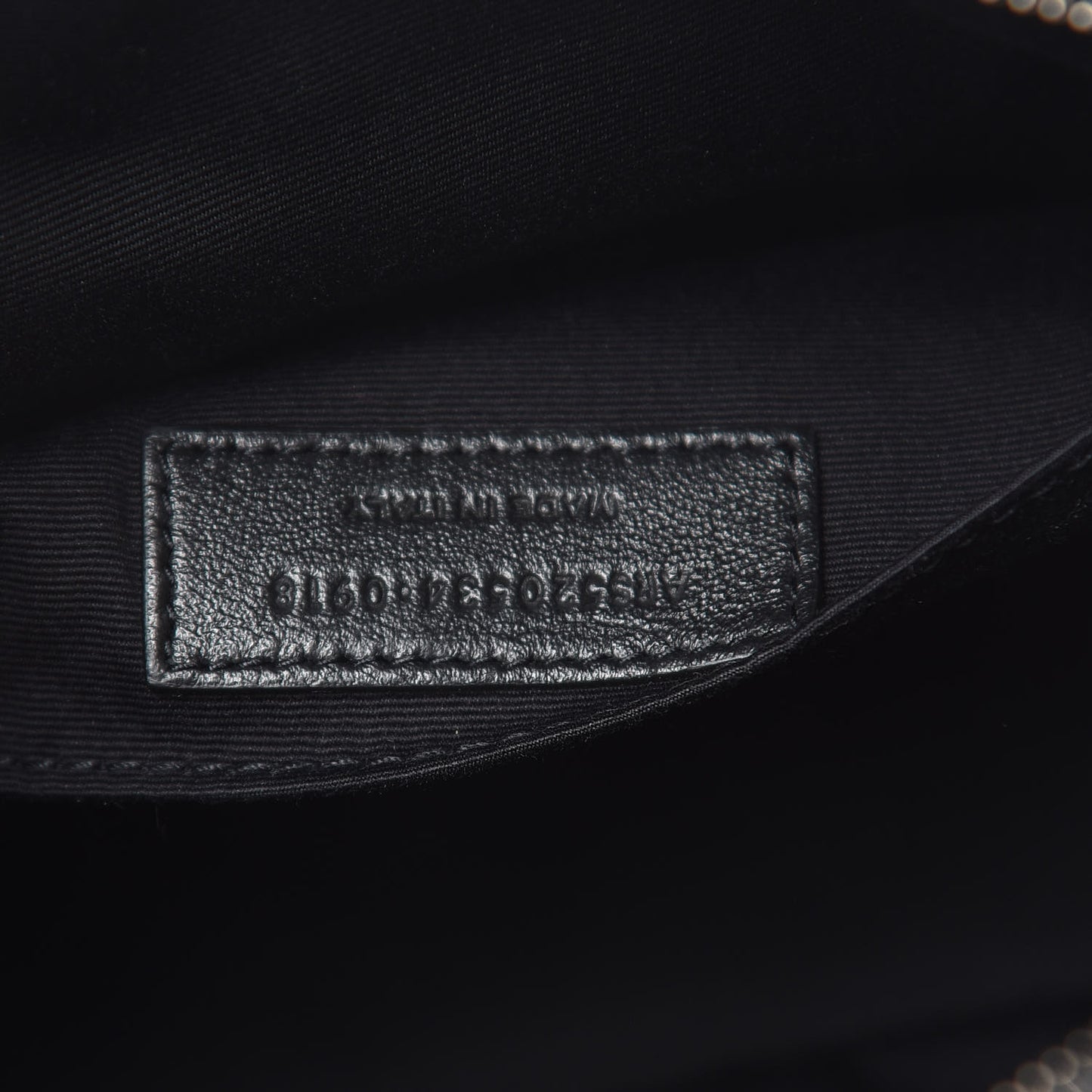 Calfskin Matelasse Monogram Lou Camera Bag Black