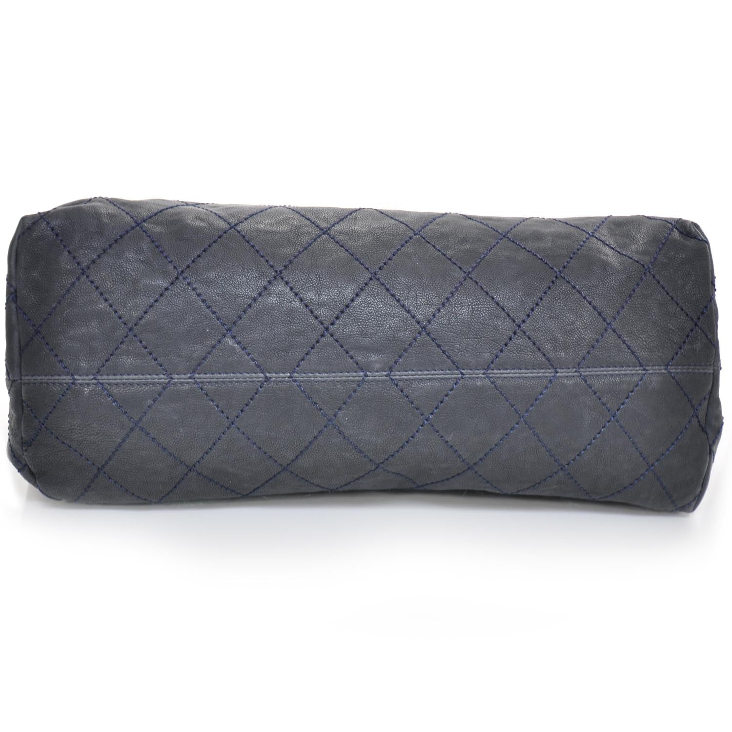 Chanel Leather Coco Cabas Black 4 of 10