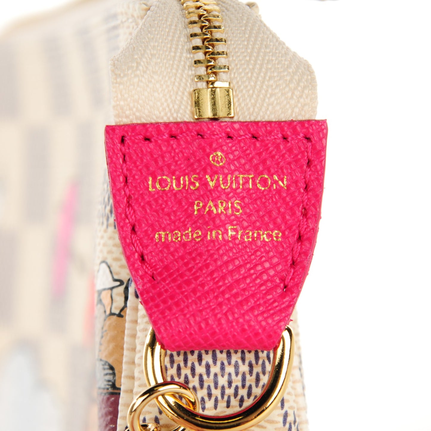 Damier Azur 2015 Christmas Animation Mini Pochette Accessories