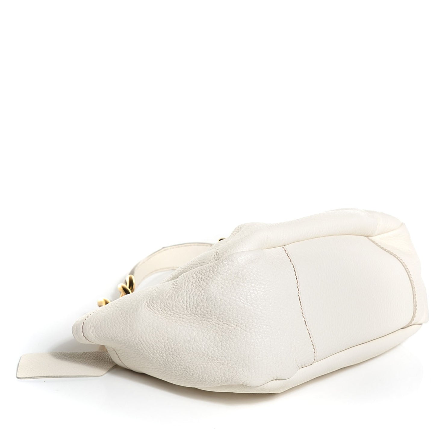 Cervo Pleats Small Shoulder Bag Talco